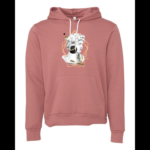 Black gold plaster head Bella canvas hoodie 3719